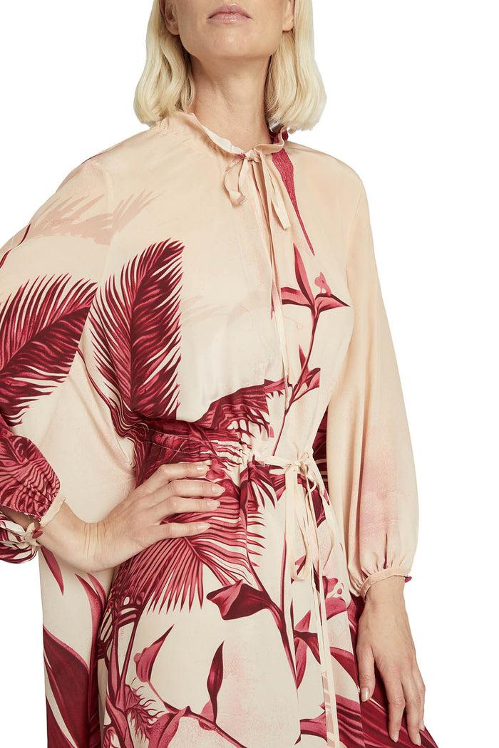 F.r.s. For Restless Sleepers ELONE DRESSES Palms Pink