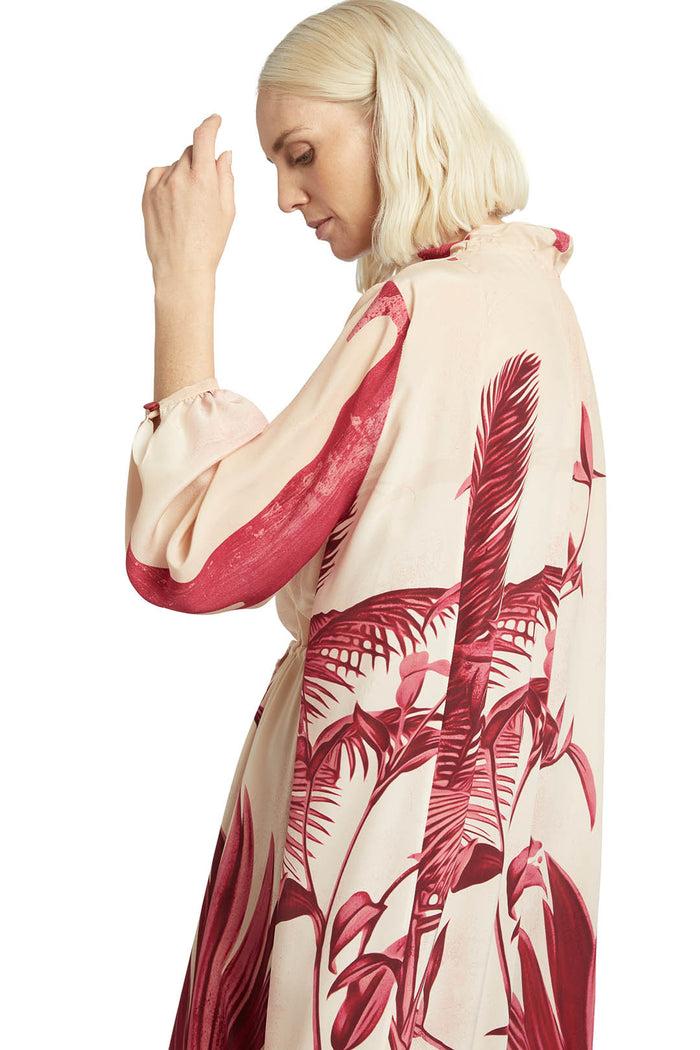 F.r.s. For Restless Sleepers ELONE DRESSES Palms Pink