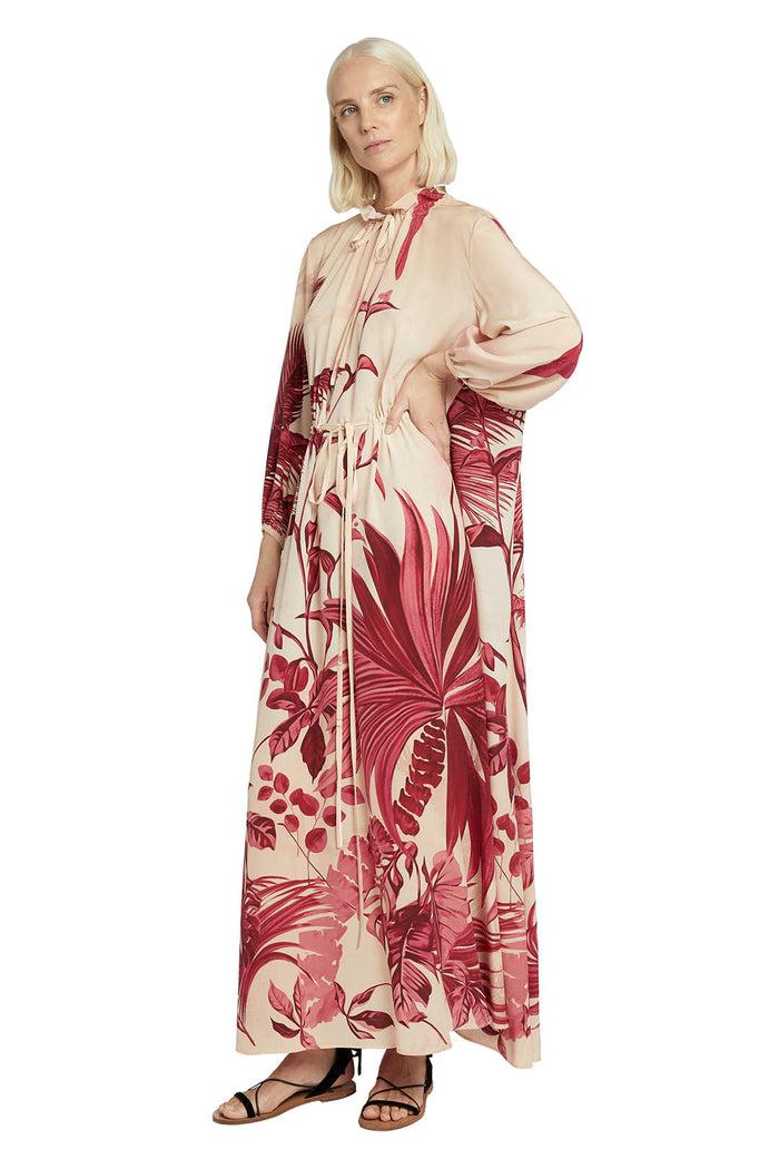 f.r.s. for restless sleepers ELONE DRESSES Palms pink