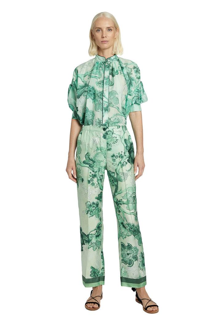 F.r.s. For Restless Sleepers ETERE PANTS Flowers Green