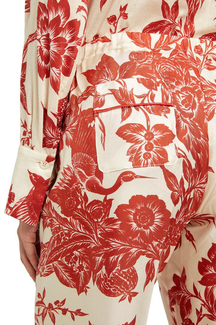 F.r.s. For Restless Sleepers ETERE PANTS Red Branches