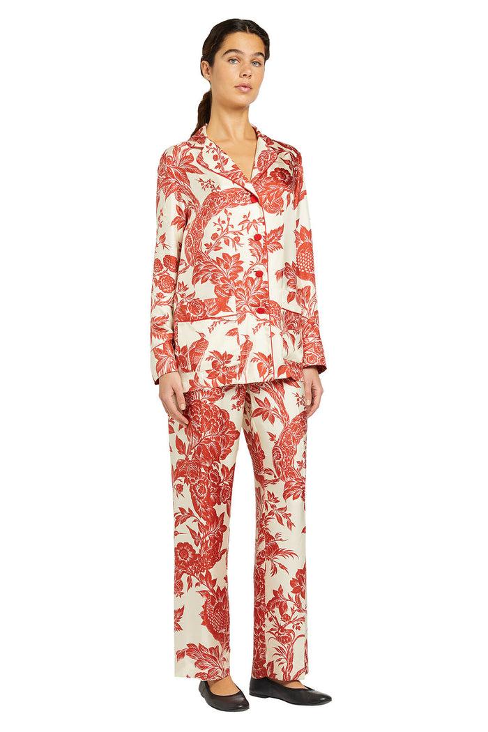 F.r.s. For Restless Sleepers ETERE PANTS Red Branches
