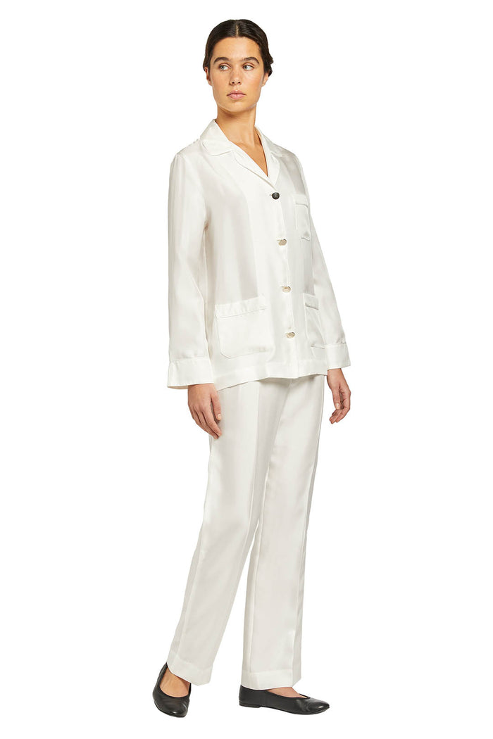 F.r.s. For Restless Sleepers ETERE PANTS White Twill