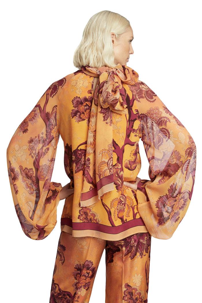 F.r.s. For Restless Sleepers EUNICE SHIRTS Flowers Orange