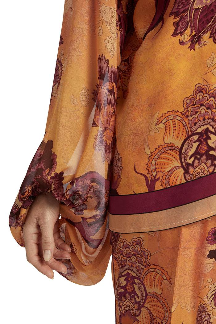 F.r.s. For Restless Sleepers EUNICE SHIRTS Flowers Orange