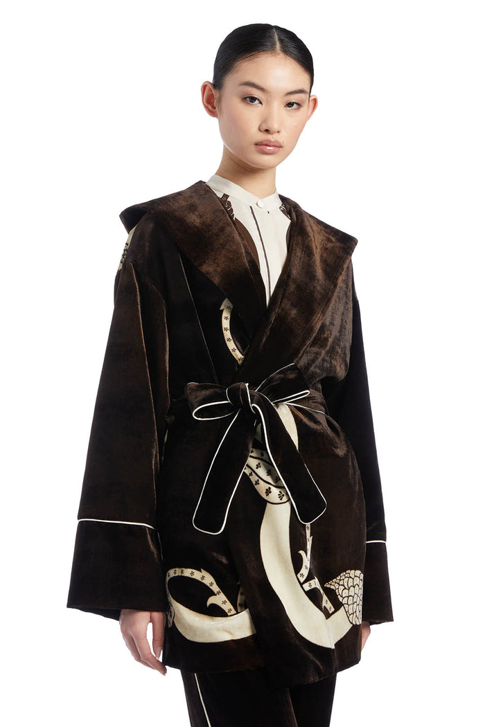 f.r.s. for restless sleepers EUTERPE SKIRTS Venetian decorated stripes