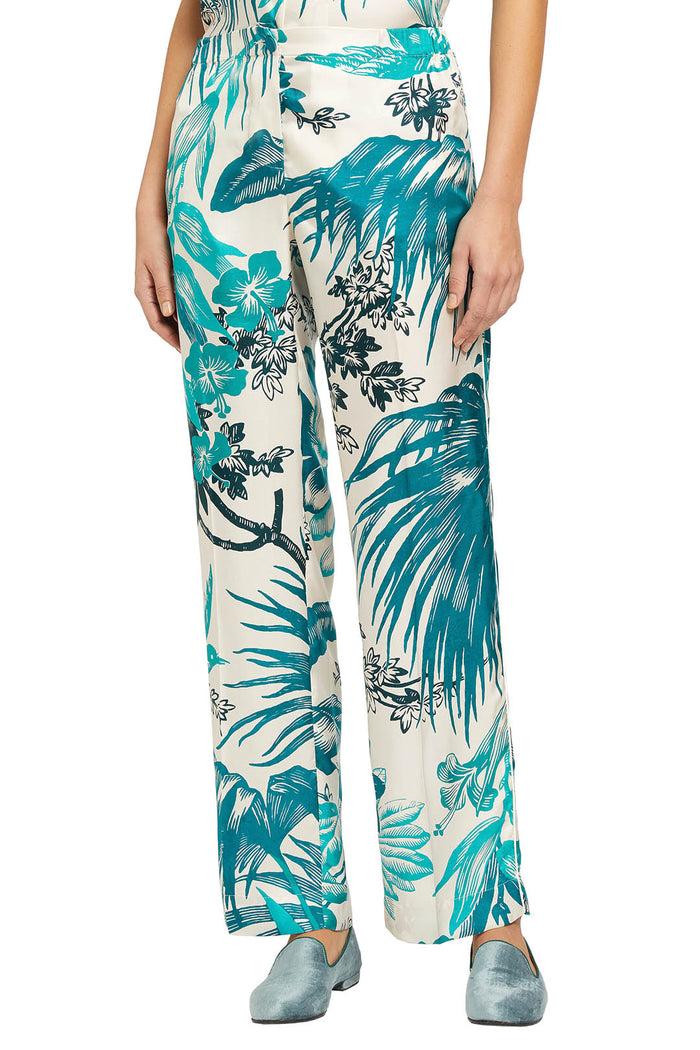 f.r.s. for restless sleepers ETERE PANTS Teal palms