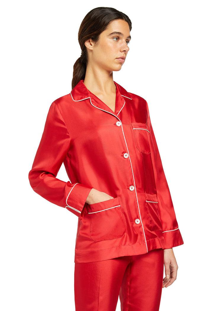 f.r.s. for restless sleepers REA SHIRTS Red twill