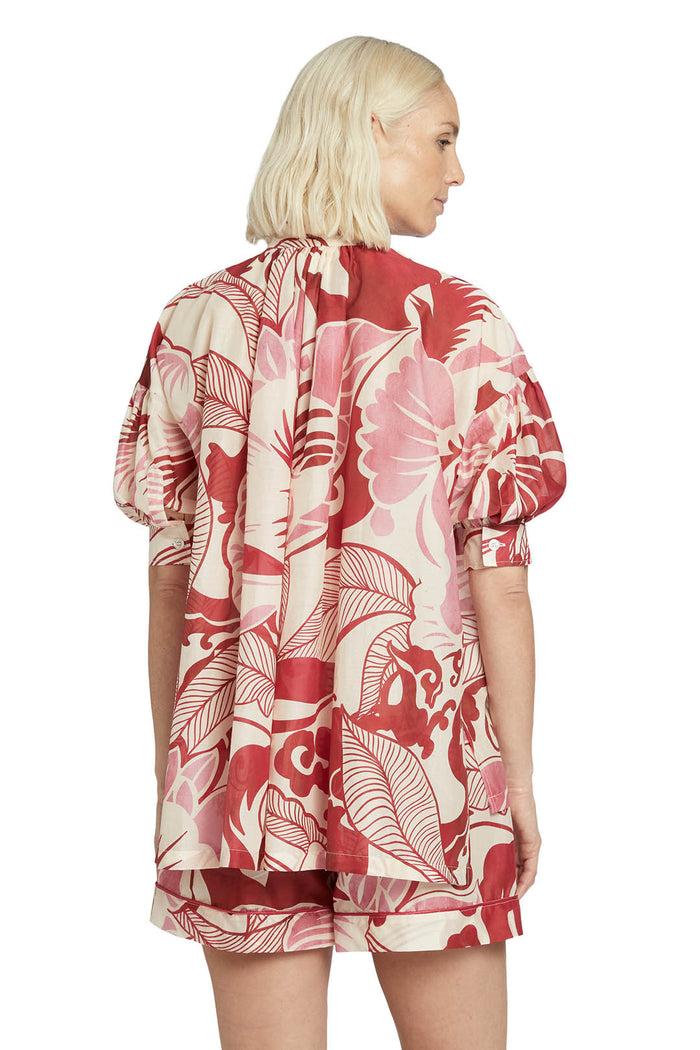 F.r.s. For Restless Sleepers FERUSA SHIRTS Bluebells Violets Pink