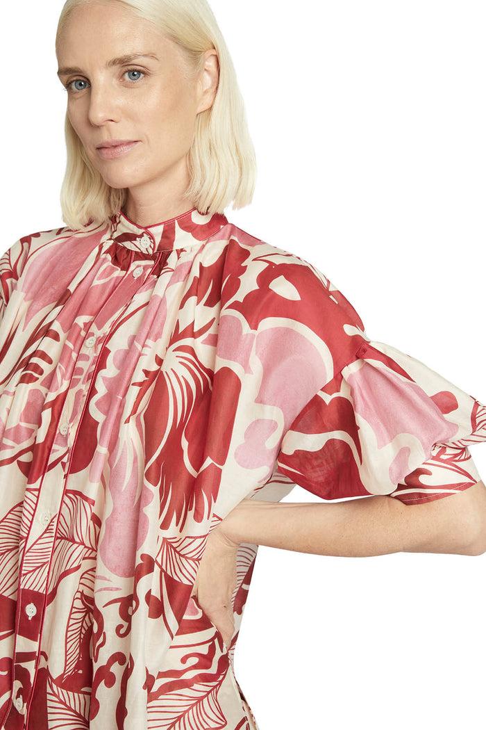 F.r.s. For Restless Sleepers FERUSA SHIRTS Bluebells Violets Pink