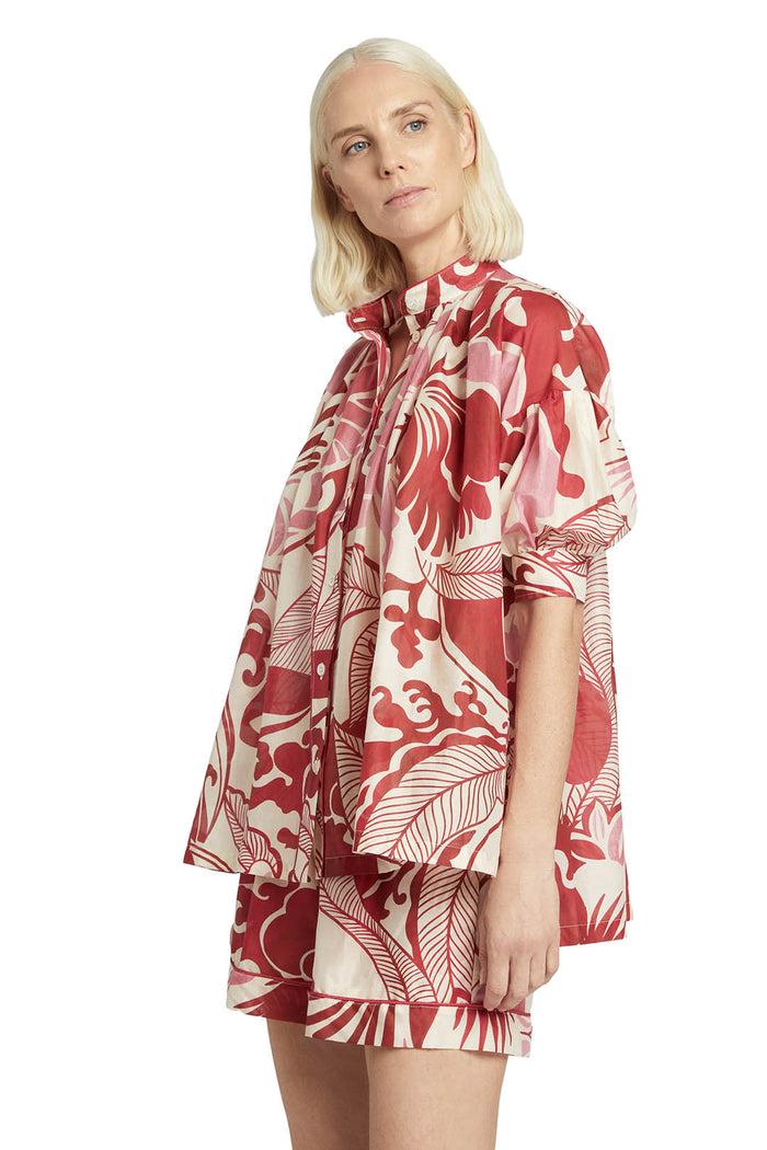 f.r.s. for restless sleepers FERUSA SHIRTS Bluebells violets pink