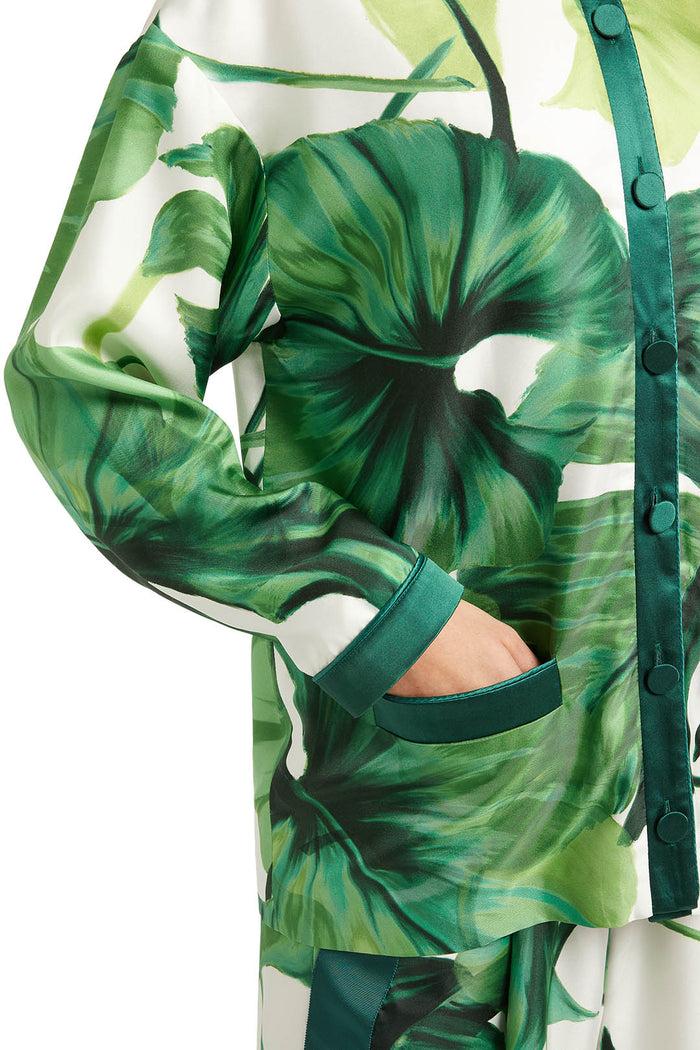 F.r.s. For Restless Sleepers LIGEA SHIRTS Painted Leaves Green