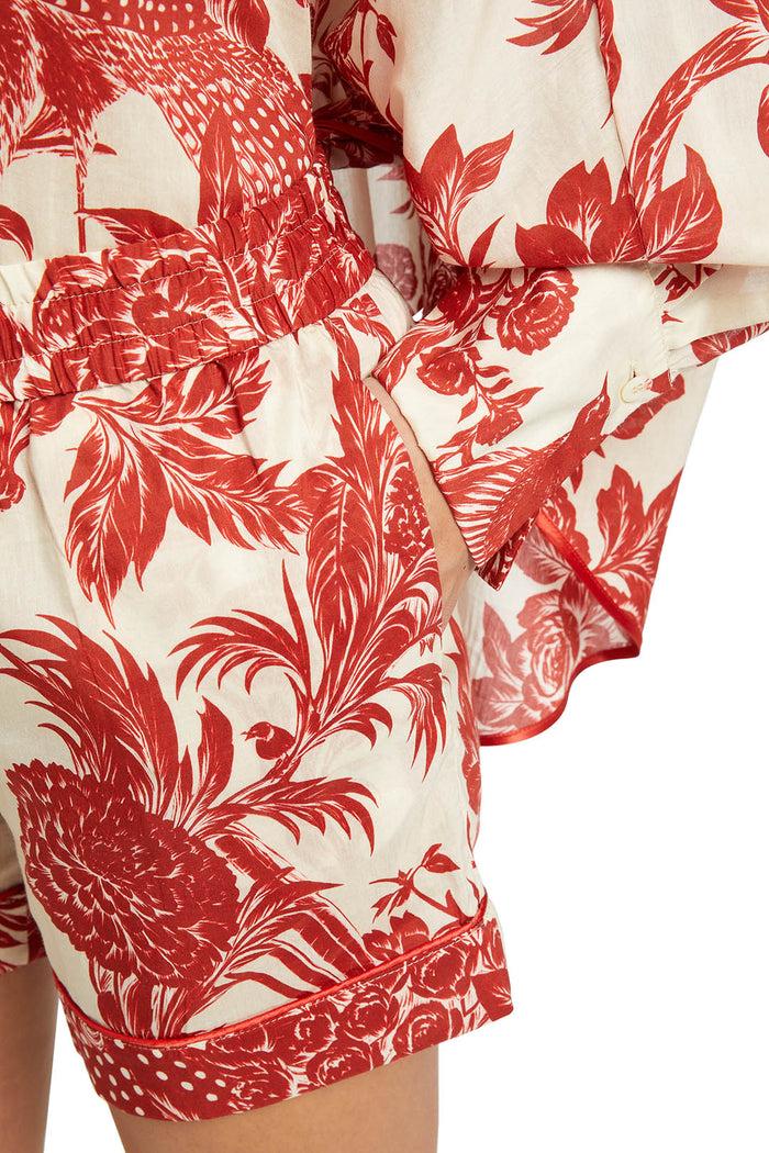 F.r.s. For Restless Sleepers LISSIPA SHORTS Red Branches