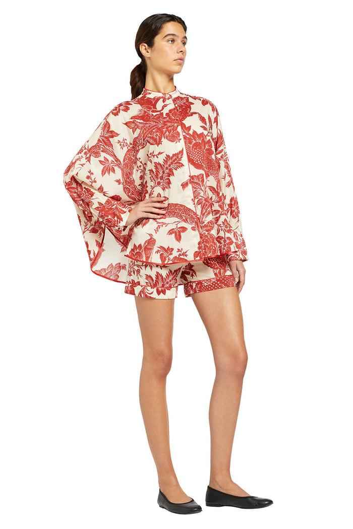 F.r.s. For Restless Sleepers LISSIPA SHORTS Red Branches