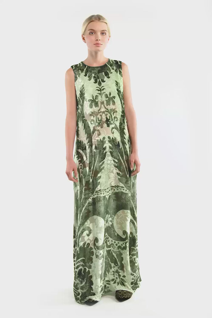 F.r.s. For Restless Sleepers MEGERA DRESSES Damascus Green