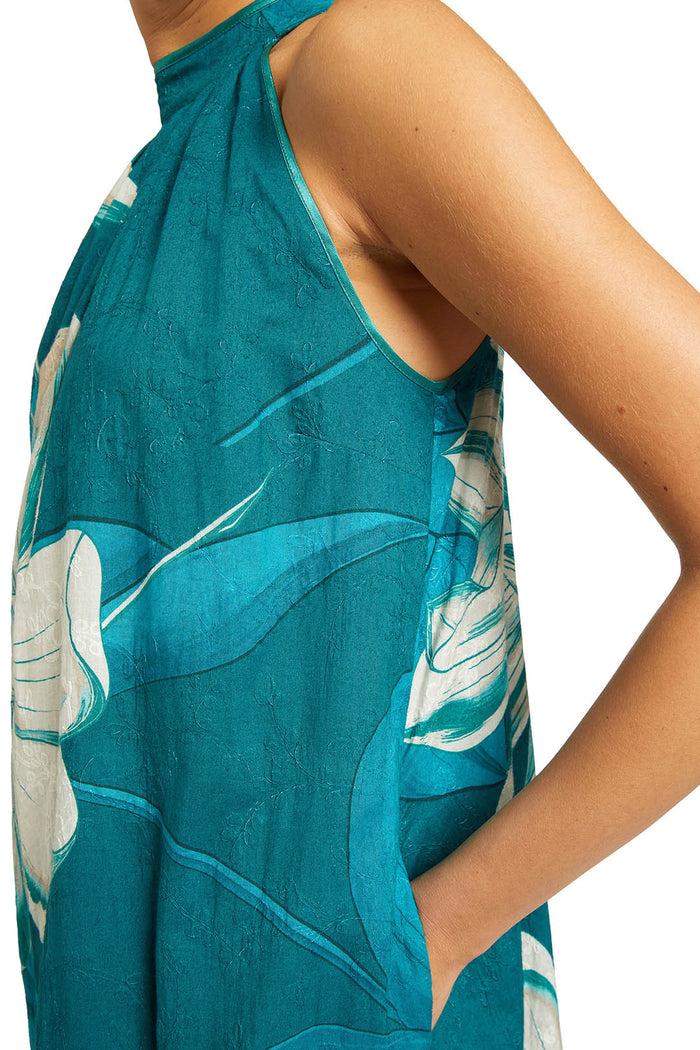 F.r.s. For Restless Sleepers MELICERTE DRESSES Teal Flowers