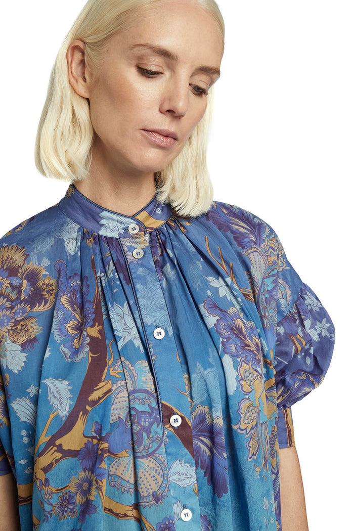 F.r.s. For Restless Sleepers METE DRESSES Flowers Blue