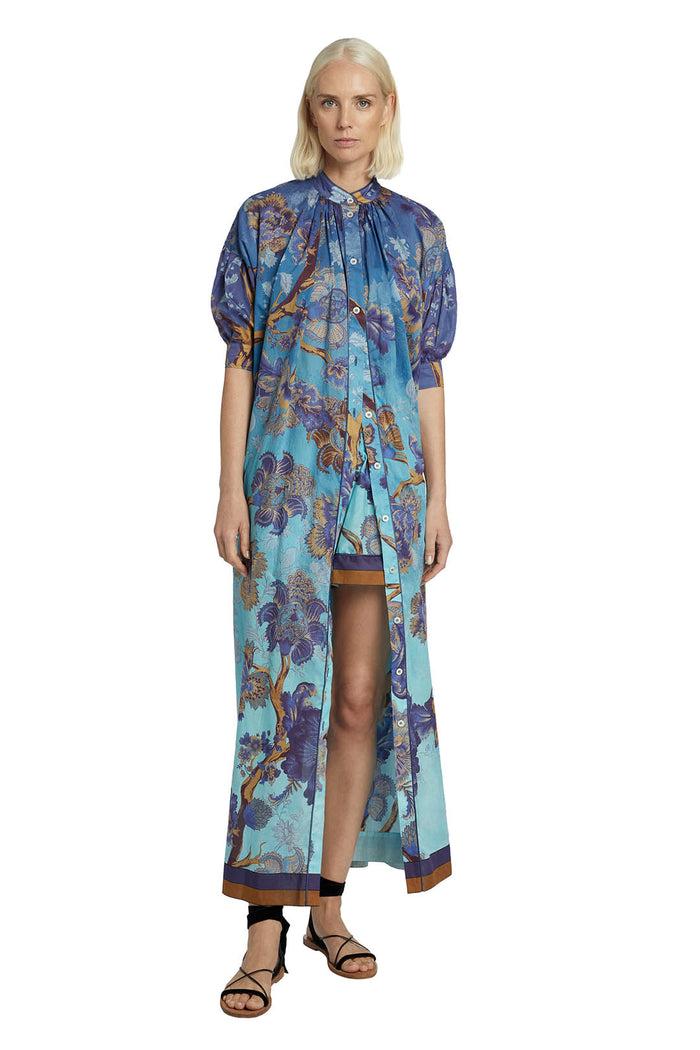 f.r.s. for restless sleepers METE DRESSES Flowers blue