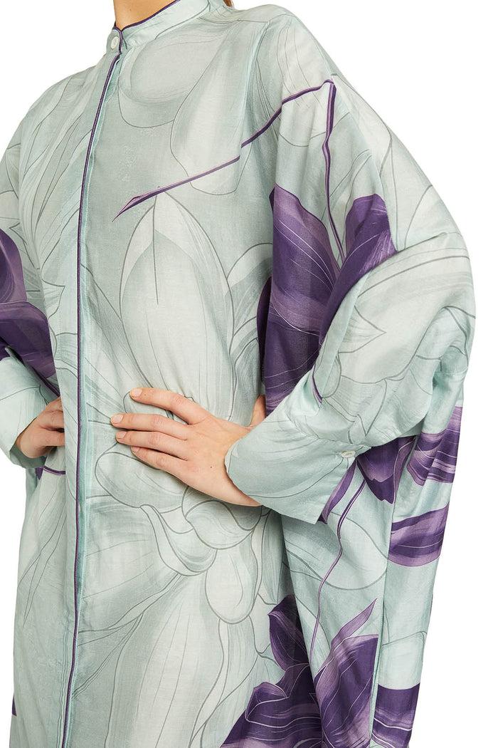 F.r.s. For Restless Sleepers MOLPADIA DRESSES Purple Flowers