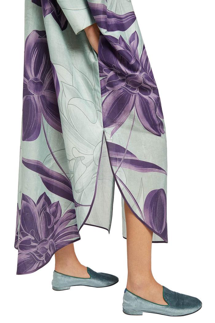 F.r.s. For Restless Sleepers MOLPADIA DRESSES Purple Flowers