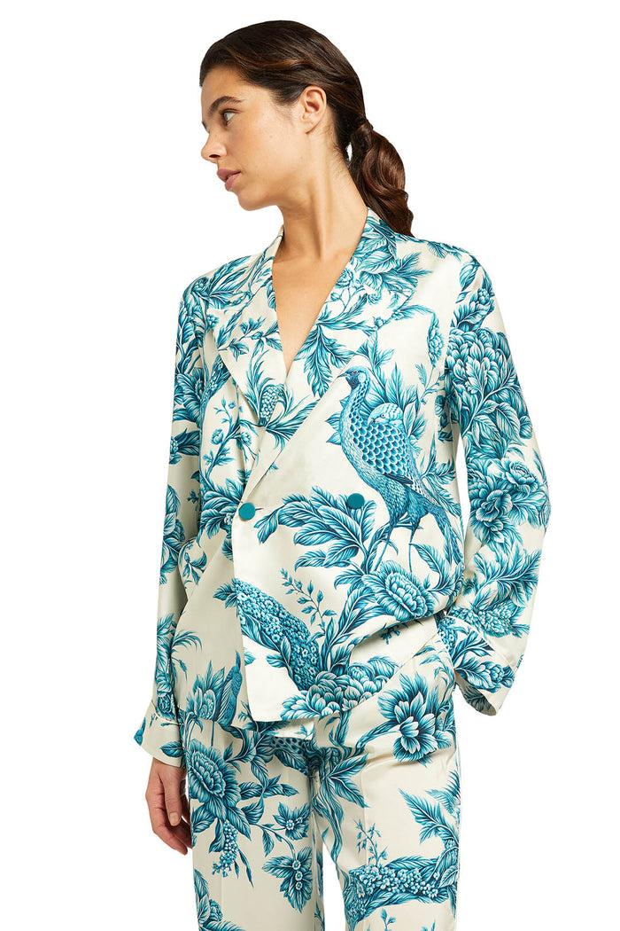 f.r.s. for restless sleepers OTRERA SHIRTS Teal branches