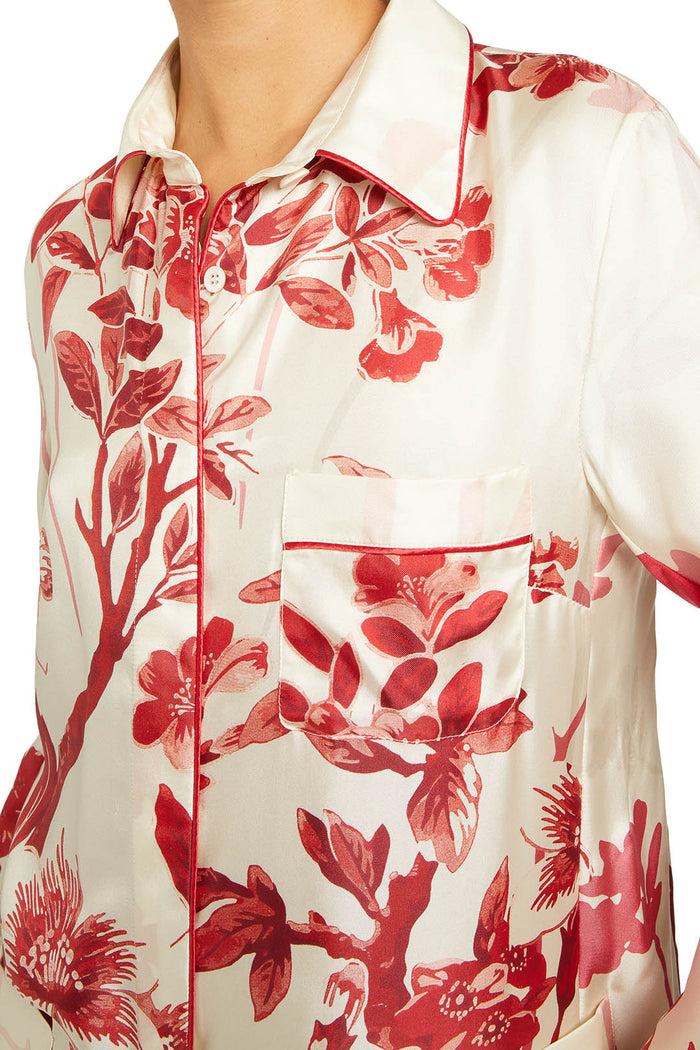 F.r.s. For Restless Sleepers PENTESILEA DRESSES Red Flowers