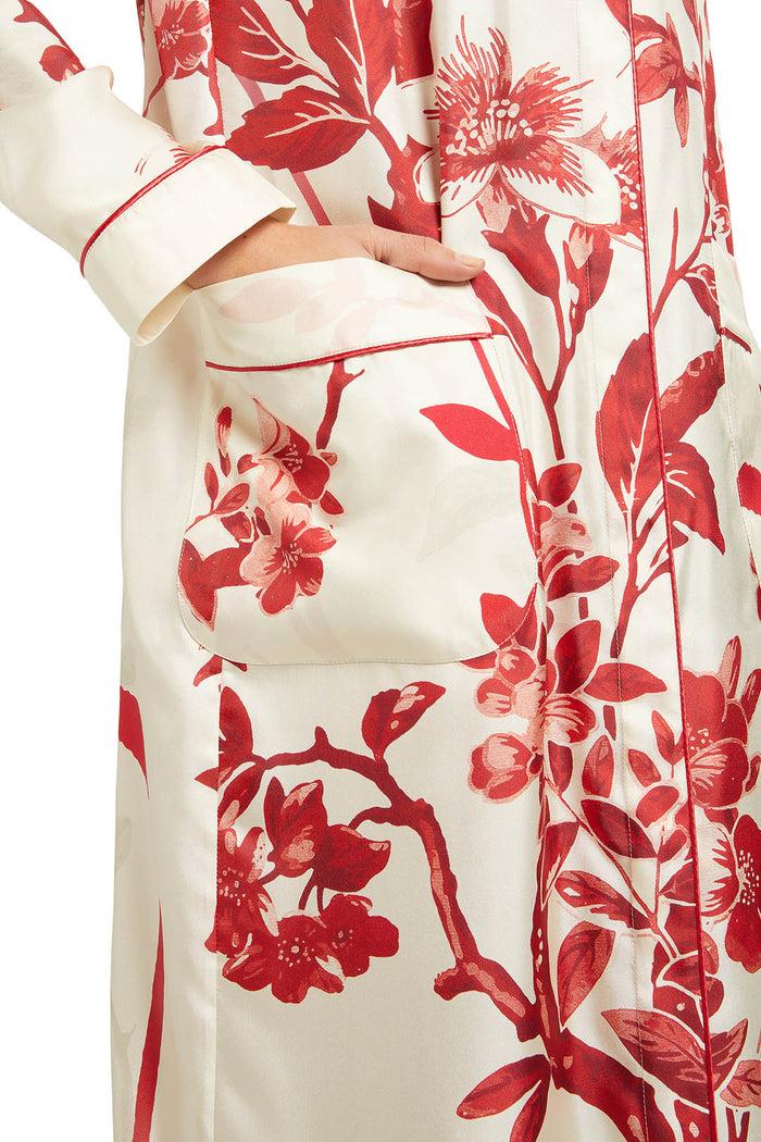 F.r.s. For Restless Sleepers PENTESILEA DRESSES Red Flowers