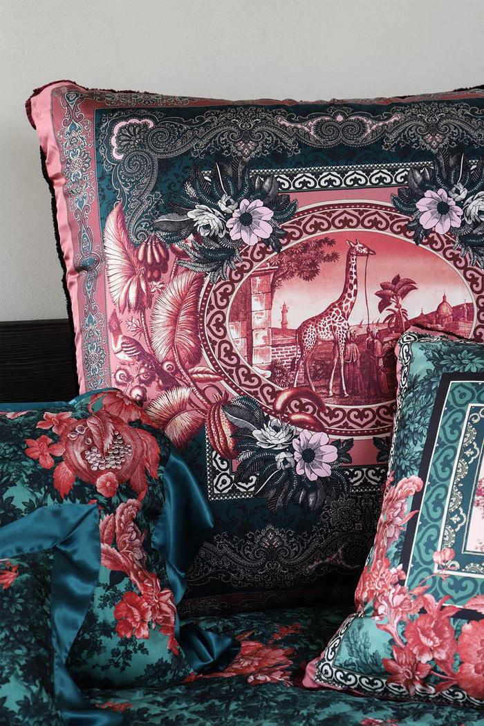 f.r.s. for restless sleepers PILLOW 90x90 HOMEWEAR Giraffe green