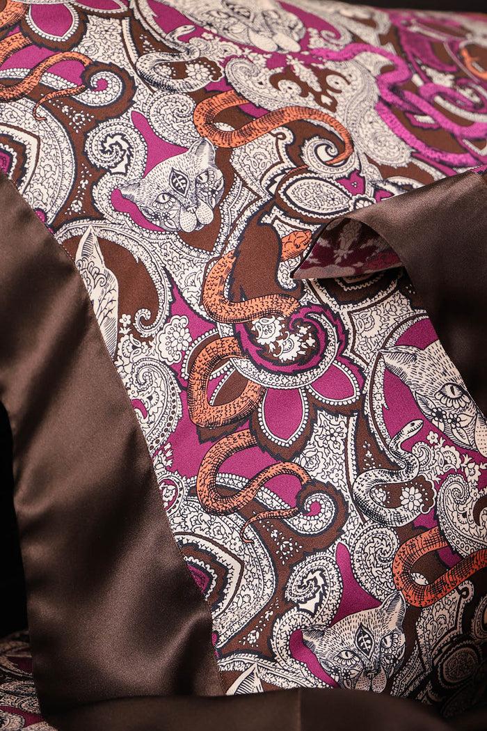 F.r.s. For Restless Sleepers PILLOWCASE 70x95 HOMEWEAR Cats Brown