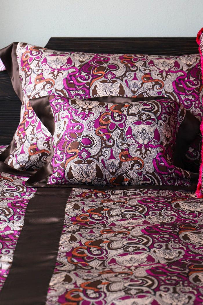 f.r.s. for restless sleepers PILLOWCASE 70x95 HOMEWEAR Cats brown