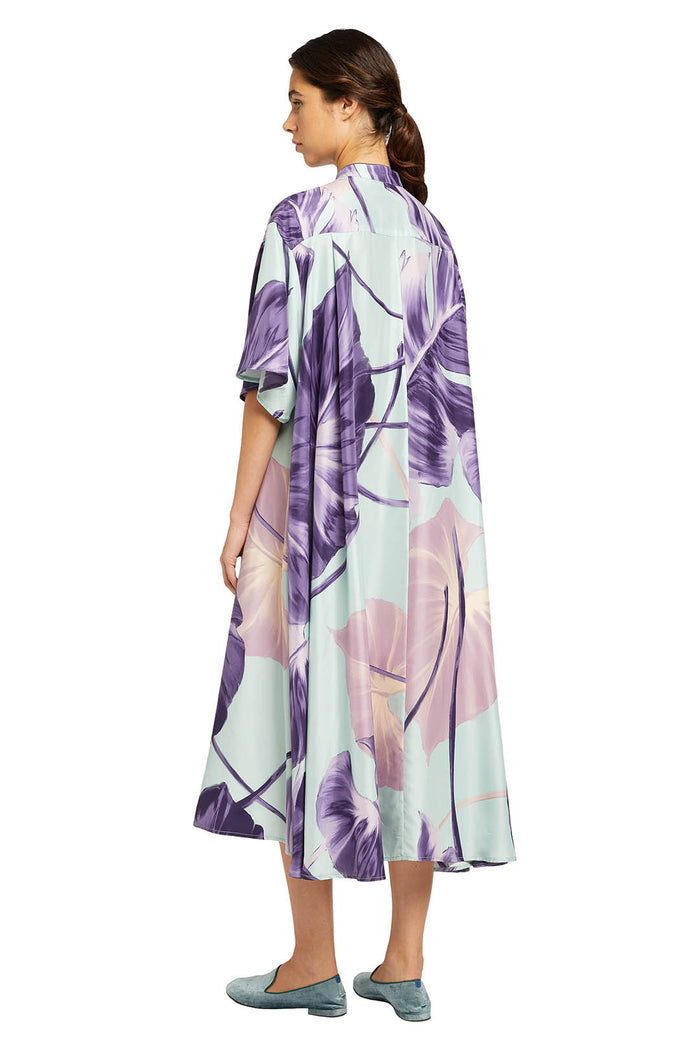F.r.s. For Restless Sleepers POLEMUSA DRESSES Painted Leaves Purple
