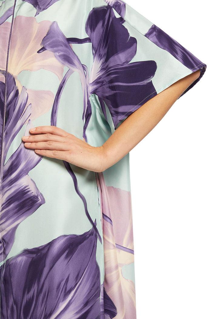 F.r.s. For Restless Sleepers POLEMUSA DRESSES Painted Leaves Purple