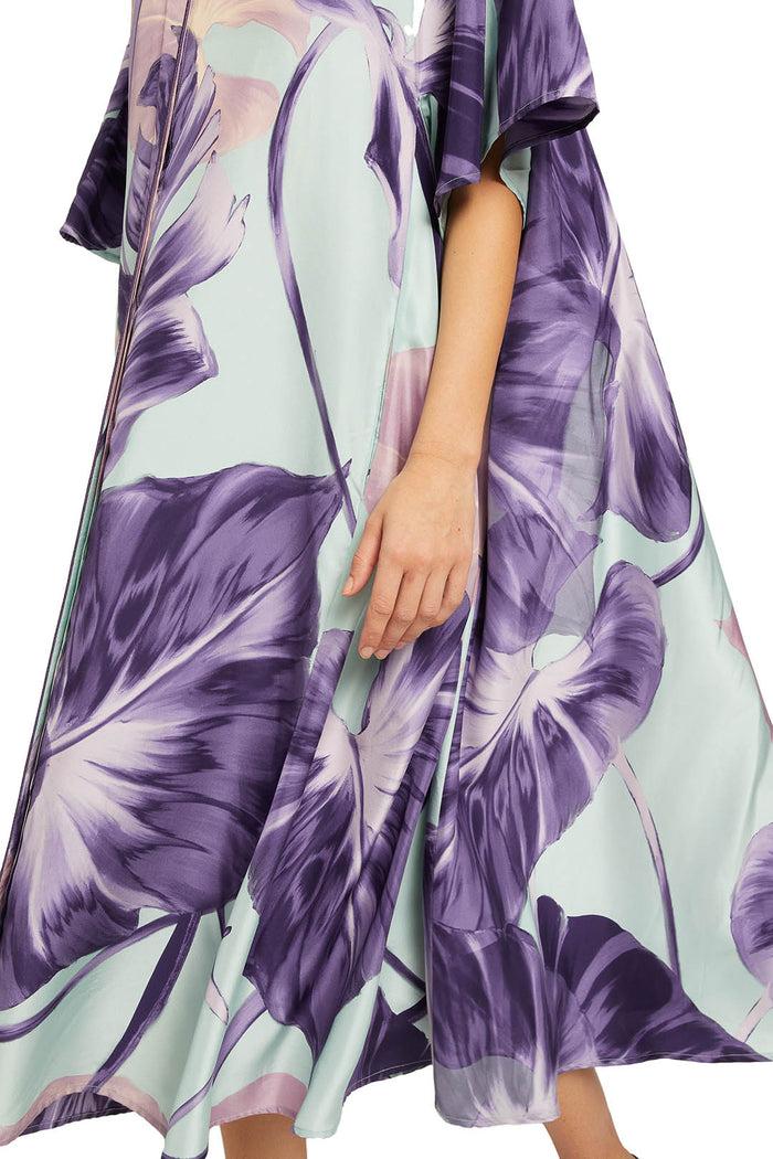F.r.s. For Restless Sleepers POLEMUSA DRESSES Painted Leaves Purple