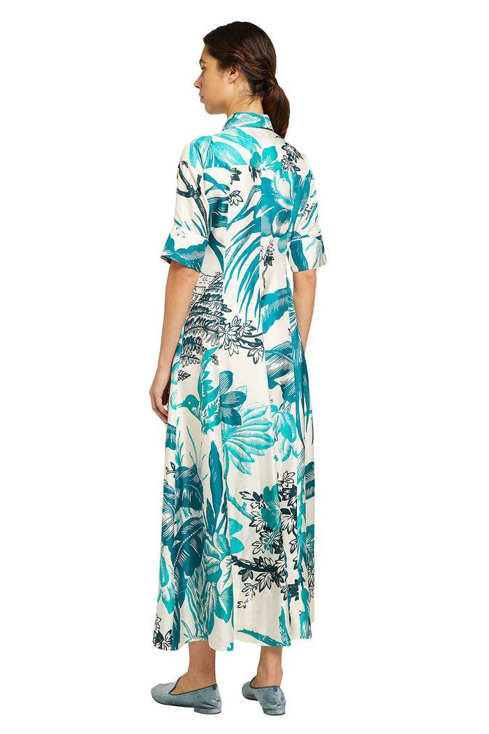 F.r.s. For Restless Sleepers POLIMATEA DRESSES Teal Palms