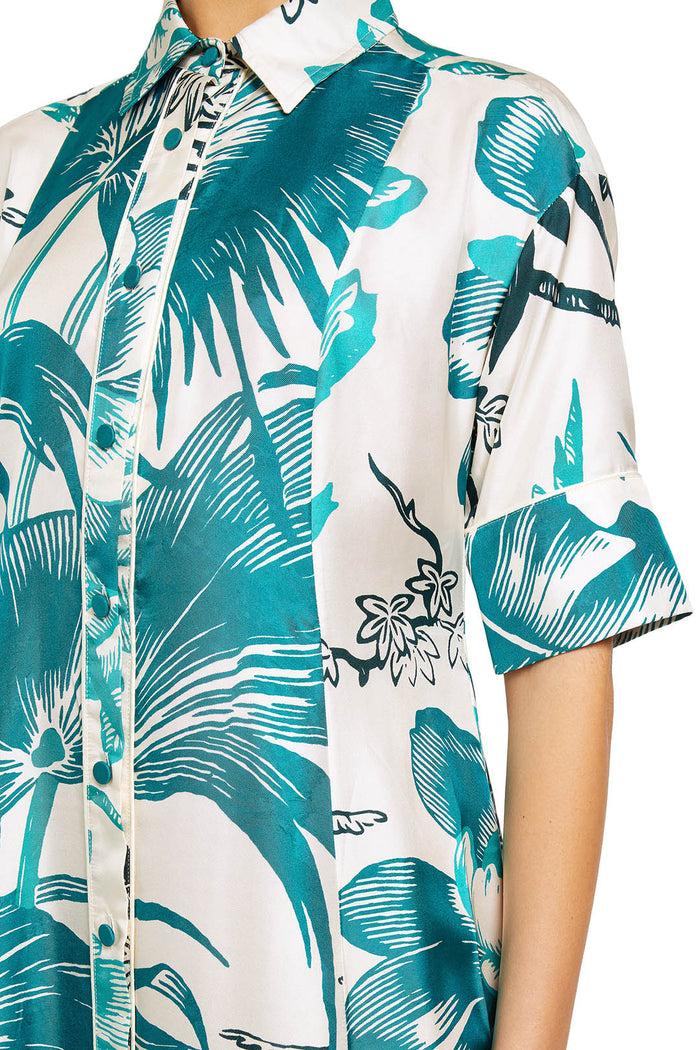F.r.s. For Restless Sleepers POLIMATEA DRESSES Teal Palms