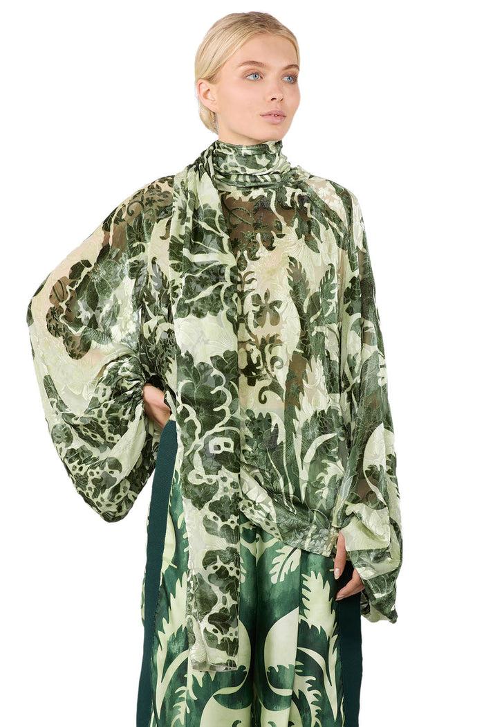 f.r.s. for restless sleepers POLIMNIA SHIRTS Damascus green