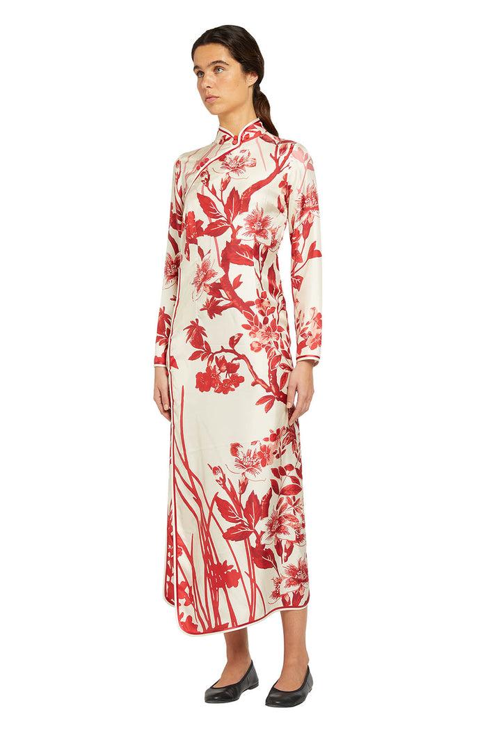 f.r.s. for restless sleepers TESEO DRESSES Red branches