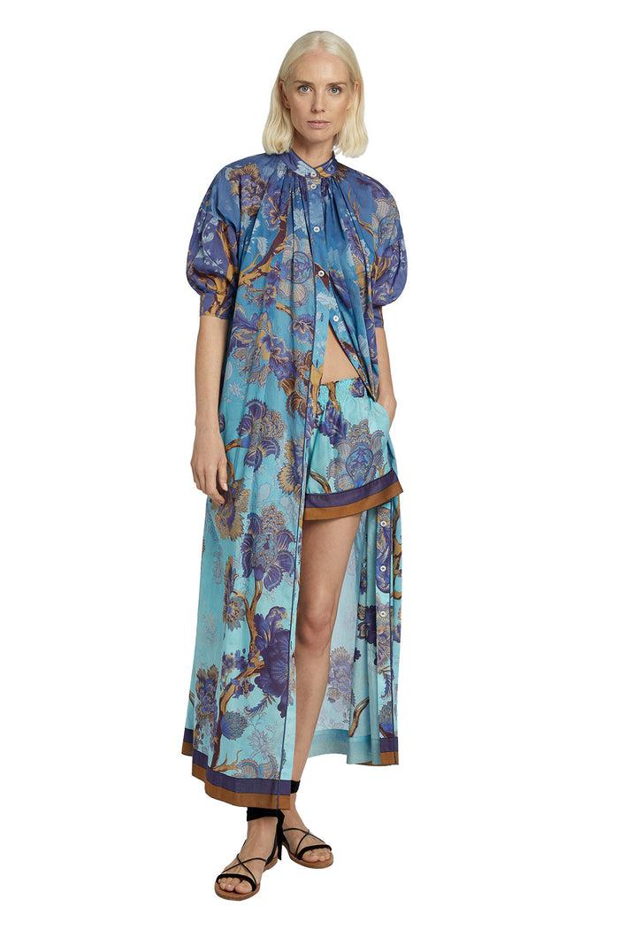 F.r.s. For Restless Sleepers TOANTE SHORTS Flowers Blue