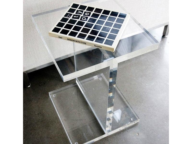F2 Acrylic I-Beam Table LIVING