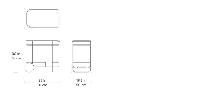 F2 Arcade Bar Cart LIVING