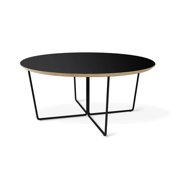 f2 Array Round Coffee Table in Black LIVING