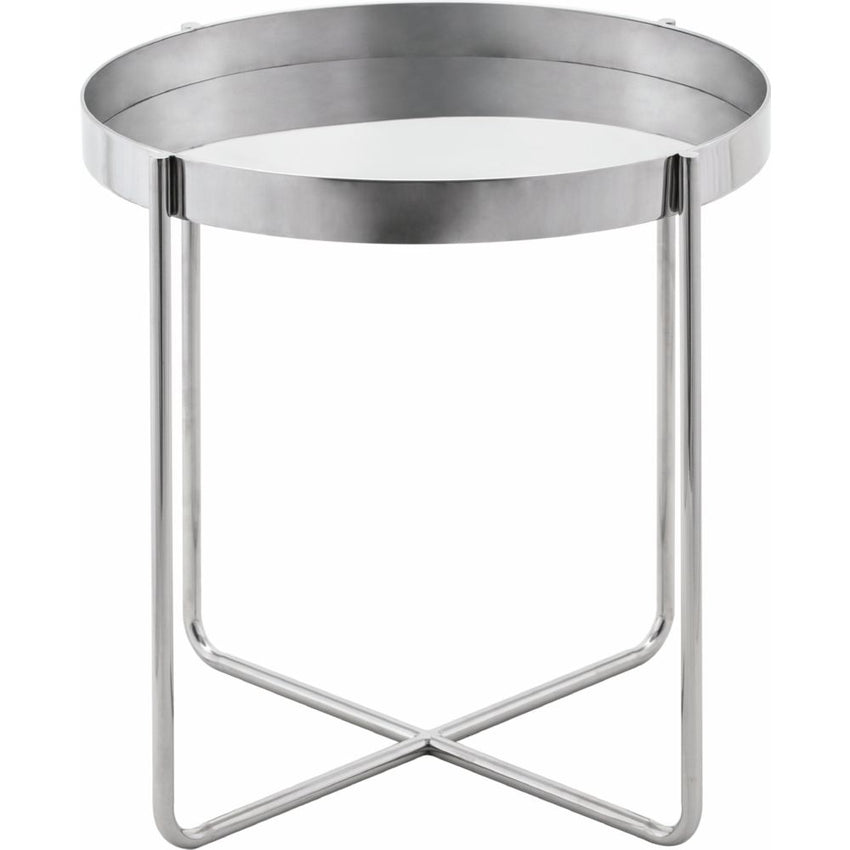 f2 Gaultier End Table in Silver LIVING