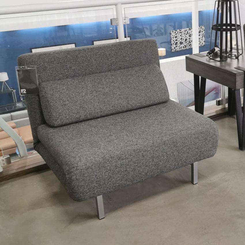 f2 Iso Sofabed in Silver Tweed LIVING