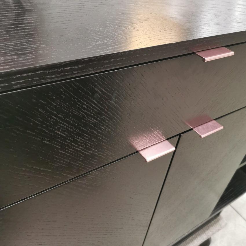 F2 Myles Cabinet In Black Oak LIVING