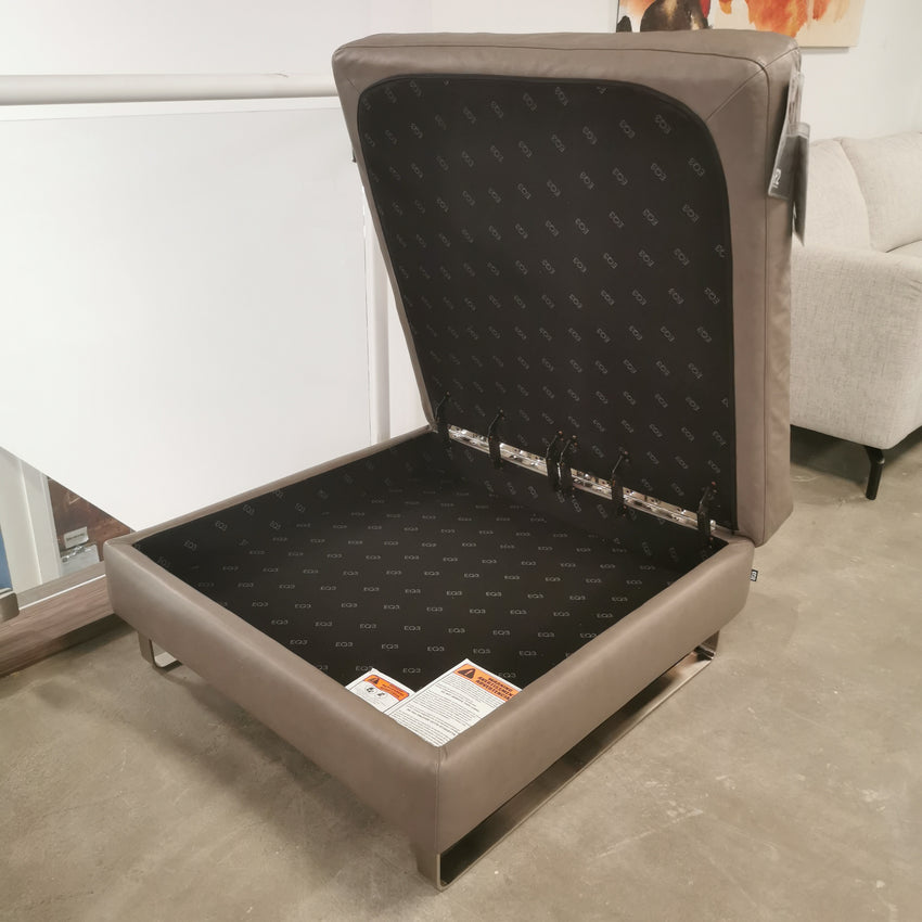 F2 Oskar Storage Ottoman In Sable LIVING