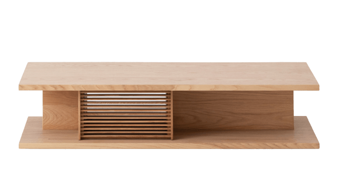 F2 Plank Rectangular Coffee Table In Oak LIVING