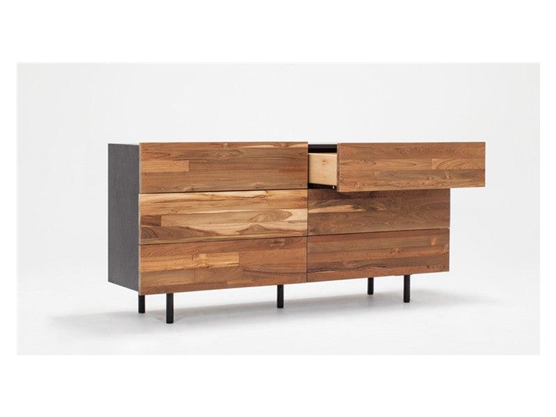 F2 Reclaimed Teak Double Dresser BEDROOM