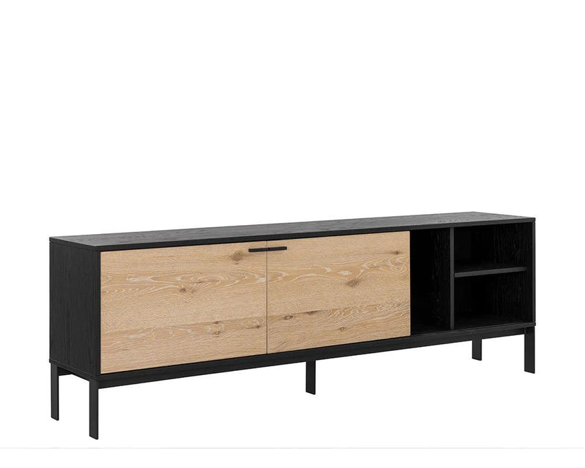 F2 Rosso Media Console And Cabinet LIVING