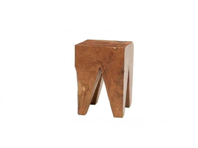 f2 Solid Teak Wood Stool LIVING