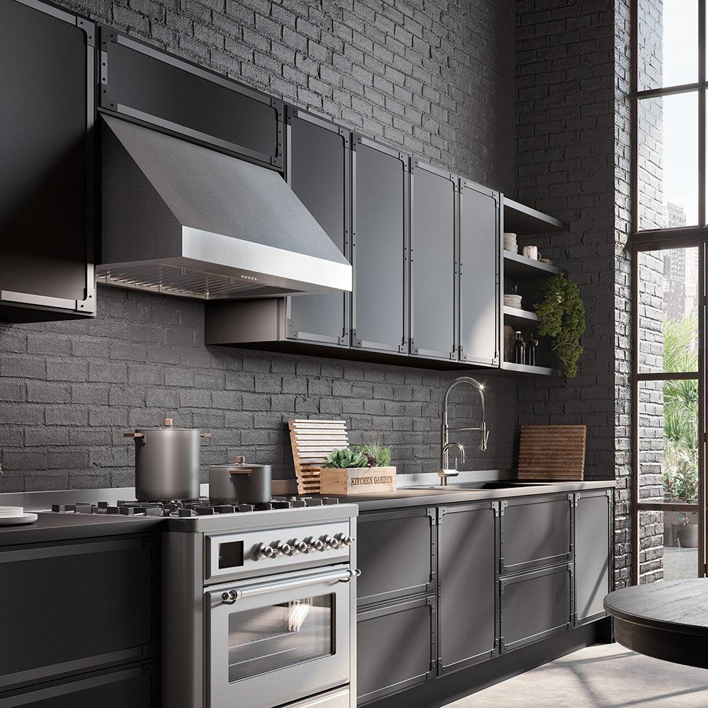 Faber Breva Pro 18 48" Range Hood Stainless Steel 1200 CFM